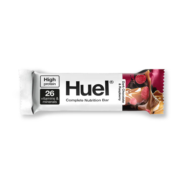 Huel Dark Chocolate & Raspberry Complete Nutrition Bar 55g