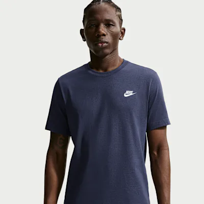 Nike Sportswear Club Men's T-Shirt - Midnight Navy/White