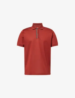PAUL SMITH Signature Stripe Short-Sleeve Cotton-Pique Polo Shirt