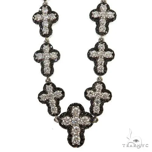 RINA - For Him CUSTOM CVD Midnight Monumental Cross Chain 69969 in Rose Gold – Chain