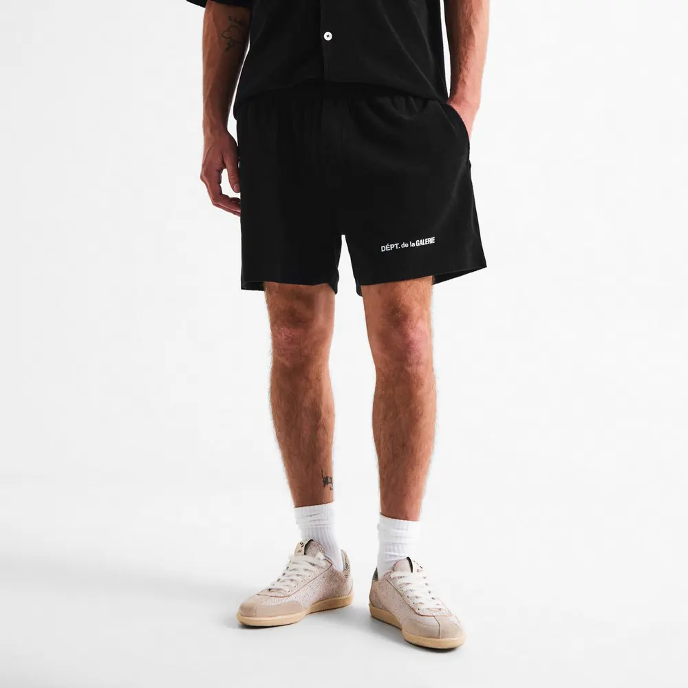 Gallery Dept Men's Fleece Jogger Shorts detail 3