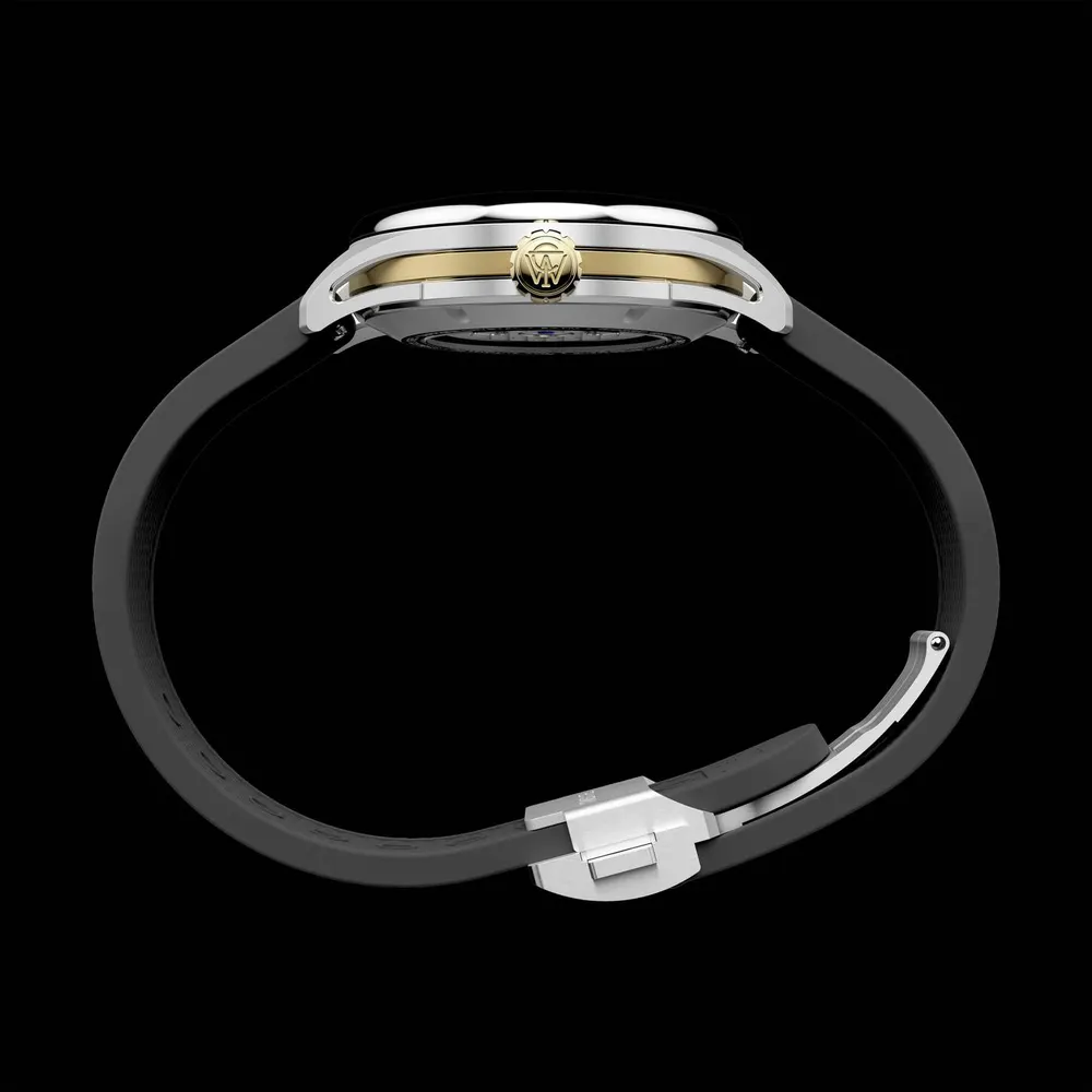 Timex Atelier GMT M1a Watch in Silver/Black, additional product view 2
