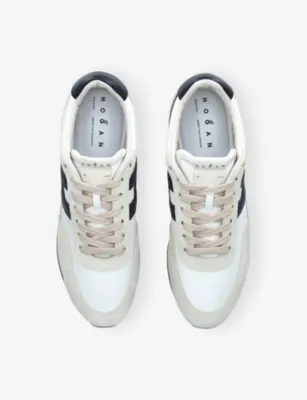 HOGAN Allacciato H699 Suede and Leather Trainers - EUR 43.5 / 9.5 UK MEN detail 2