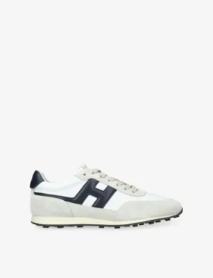 HOGAN Allacciato H699 Suede and Leather Trainers - EUR 43.5 / 9.5 UK MEN