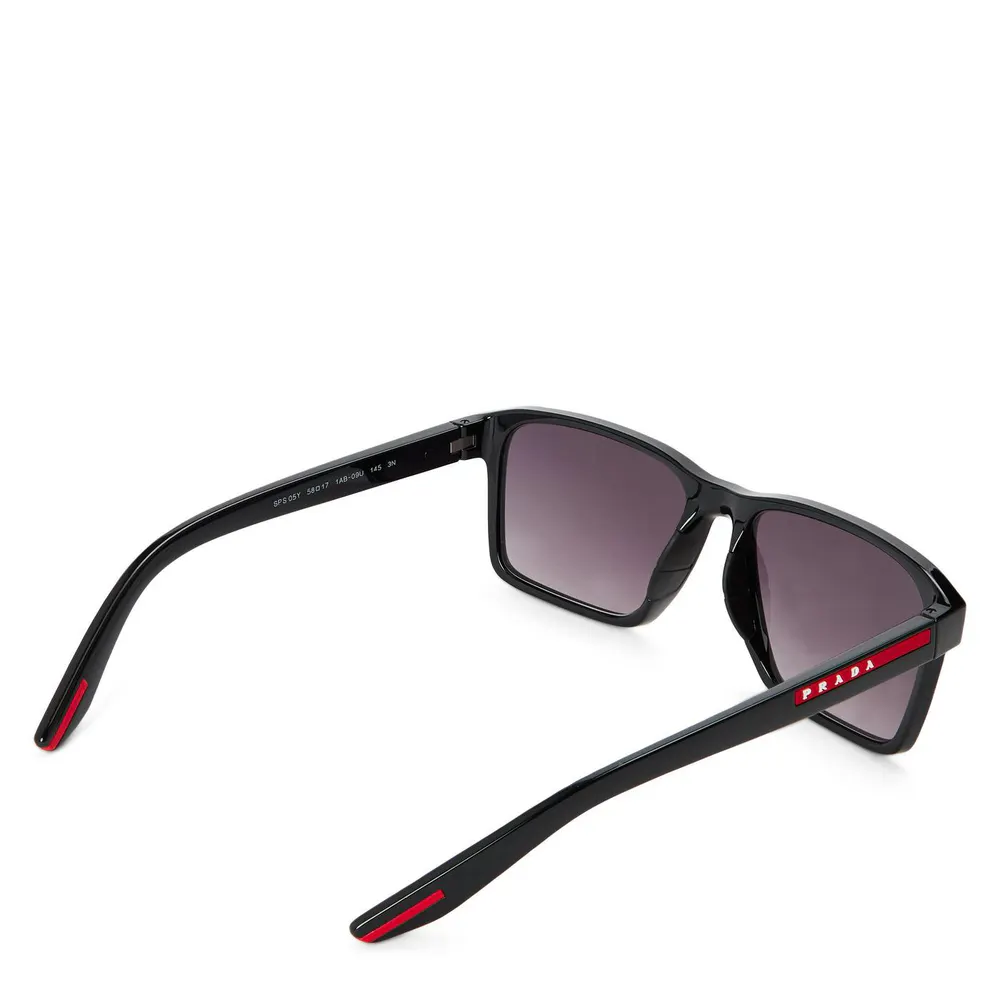 Prada Men's 0PS 05YS Aviator Sunglasses detail 2