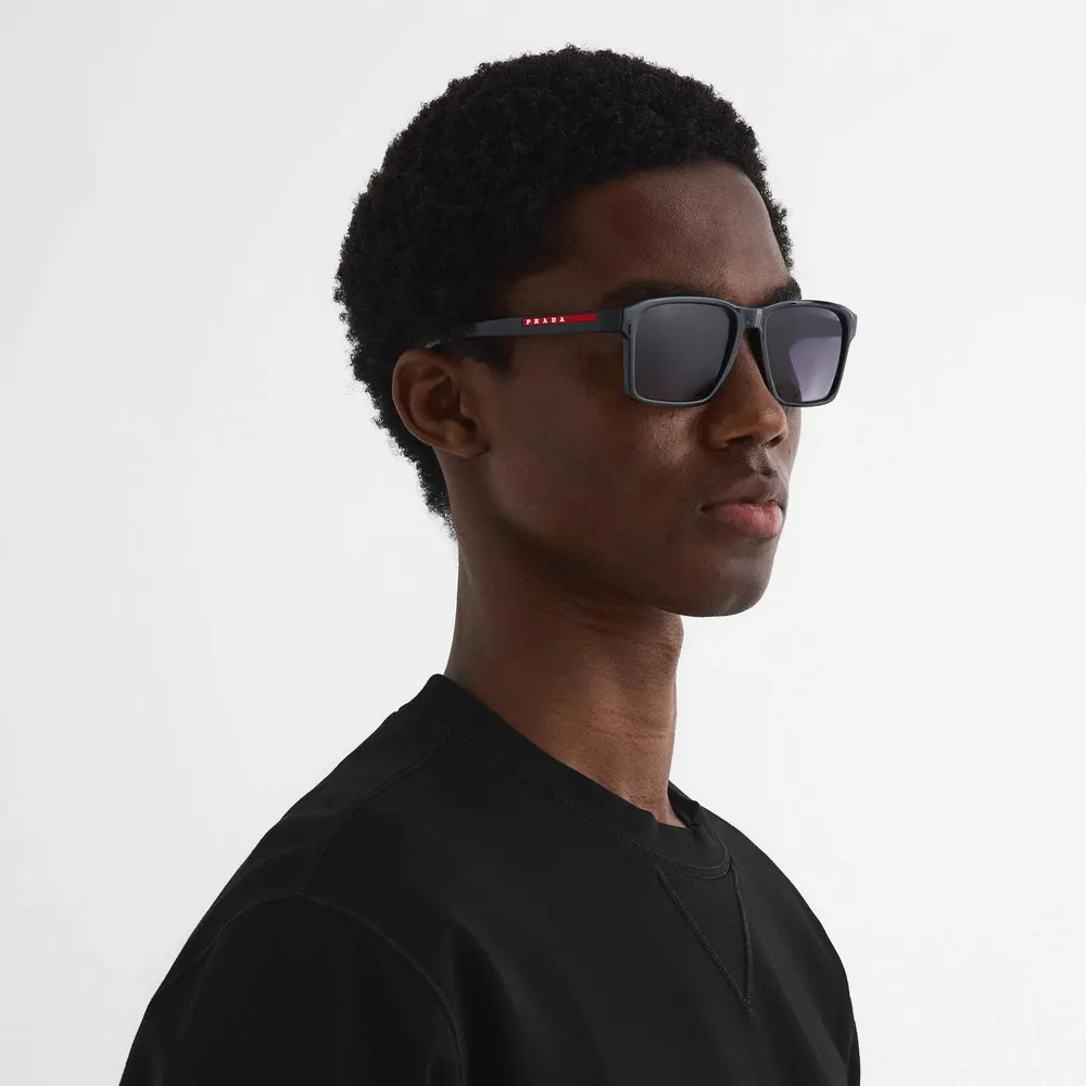 Prada Men's 0PS 05YS Aviator Sunglasses detail 3