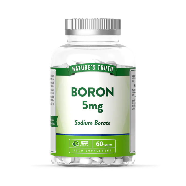 Nature's Truth Boron 5mg - 60 Tablets
