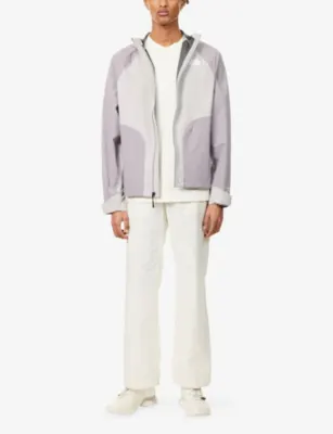 THE NORTH FACE Logo-Print Panelled Shell Rain Jacket detail 2