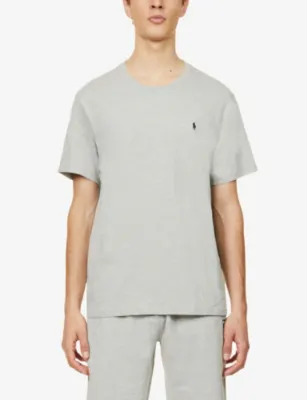 POLO RALPH LAUREN Logo-embroidered cotton-jersey T-shirt detail 3