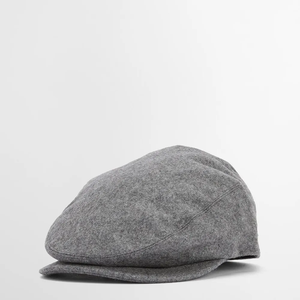 Barbour Redshore Wool Mix Flat Cap