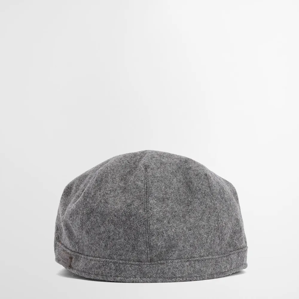 Barbour Redshore Wool Mix Flat Cap detail 2