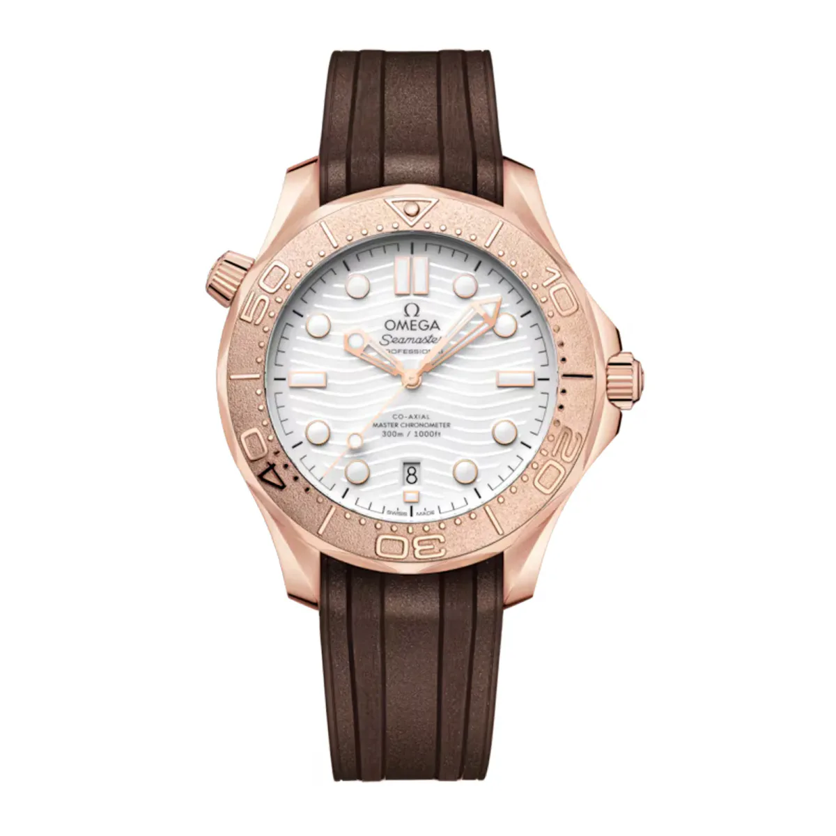 Omega Seamaster Diver 300M Automatic 42mm Mens Watch Rose Gold