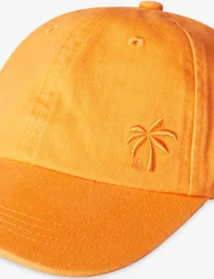 BENETTON Logo-Embroidery Adjustable Cotton Cap 6-14 Years - FLUO ORANGE - 7-9 years detail 3