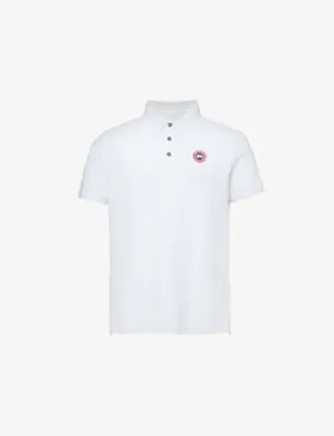 CANADA GOOSE Beckley logo-patch cotton polo shirt