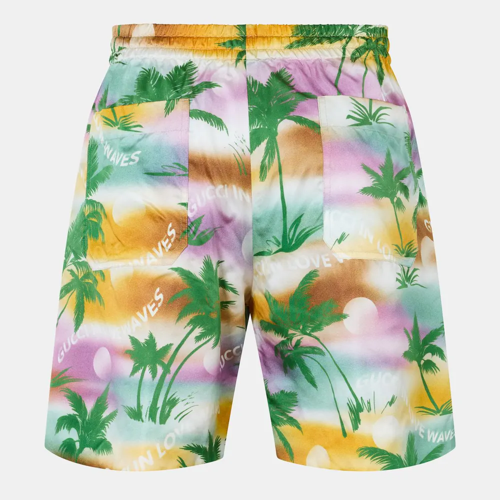 Gucci Men's Bermuda Tailored Fit Chino Shorts detail 2