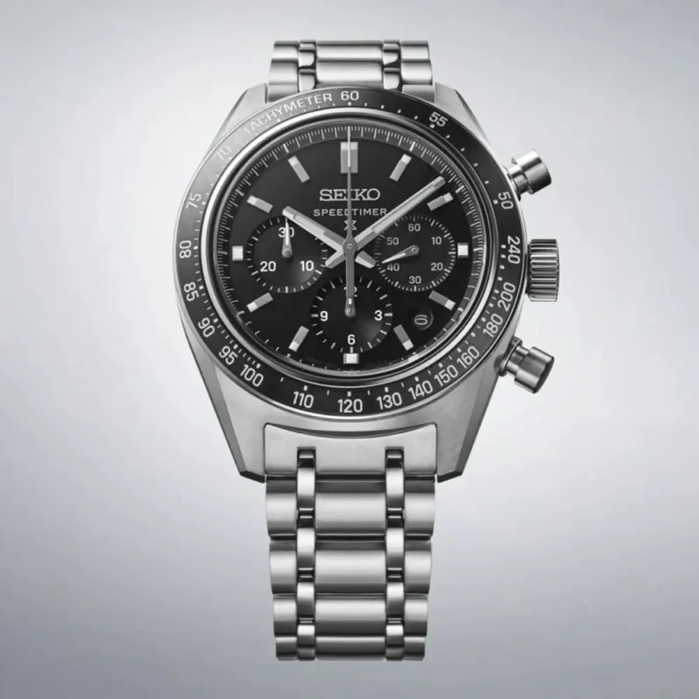 Seiko Prospex Speedtimer ‘Maximum Precision’ 8R Mechanical Chronograph 42mm Mens Watch in Black, additional product view 2