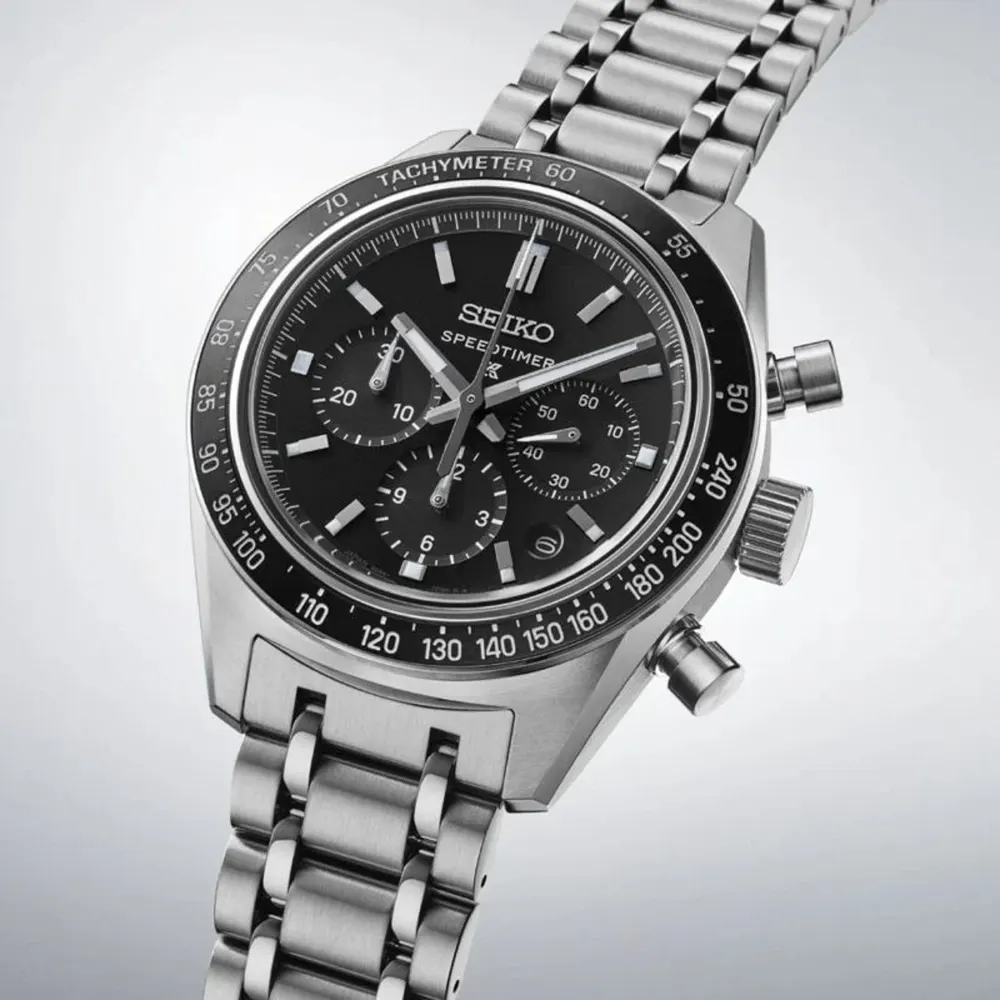 Seiko Prospex Speedtimer ‘Maximum Precision’ 8R Mechanical Chronograph 42mm Mens Watch in Black, additional product view 3
