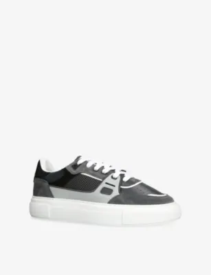 ARNE Atlas Leather and Mesh Trainers - EUR 43 / 9 UK MEN in GREY MID, additional product view 3