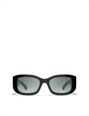 CHANEL Oval Sunglasses
