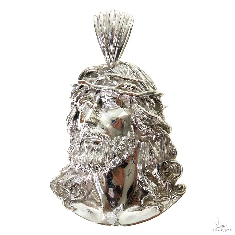 MARYAM - For Him SILVER .925 Silver Jesus Pendant [Large] 69906 – Pendant