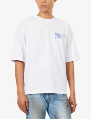 DSQUARED2 Flag Loose-Fit Cotton-Jersey T-Shirt in WHITE, additional product view 3