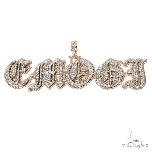 RINA - For Him CUSTOM Custom Made 'EMOGI' Diamond Pendant 67496 – Pendant