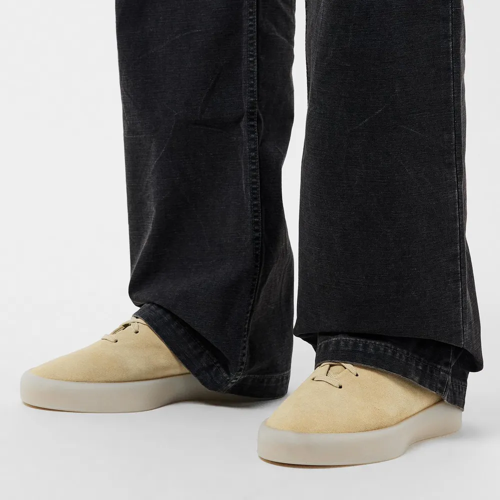 Fear Of God Men's Suede Low-Top Trainers in Oat, additional product view 3