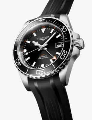LONGINES L3.790.4.56.9 HydroConquest GMT Stainless-Steel Automatic Watch in STAINLESS STEEL, additional product view 2