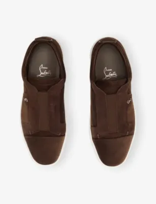 CHRISTIAN LOUBOUTIN St Louis Suede Trainers - 14 in COSME, additional product view 2