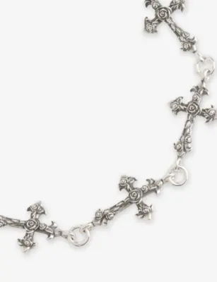 EMANUELE BICOCCHI Rose Multi-Cross Sterling-Silver Bracelet - M detail 3