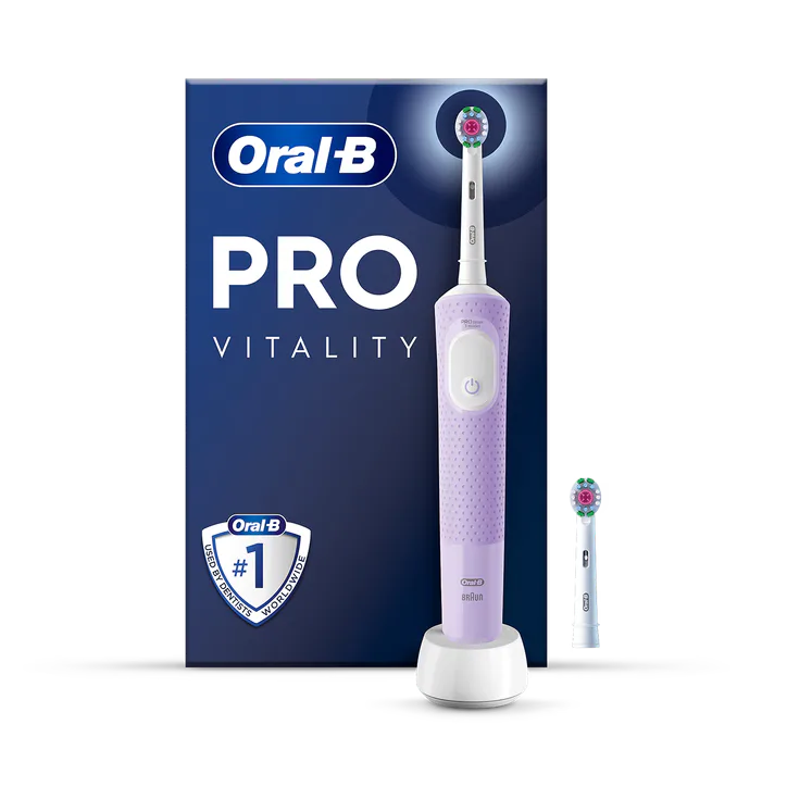 ORAL-B Vitality PRO Electric Rechargeable Toothbrush Lilac