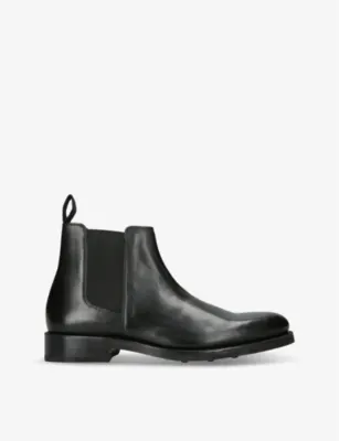 GRENSON Declan flat leather Chelsea boots - EUR 46 / 12 UK MEN in BLACK – Mens | Boots | Chelsea boots