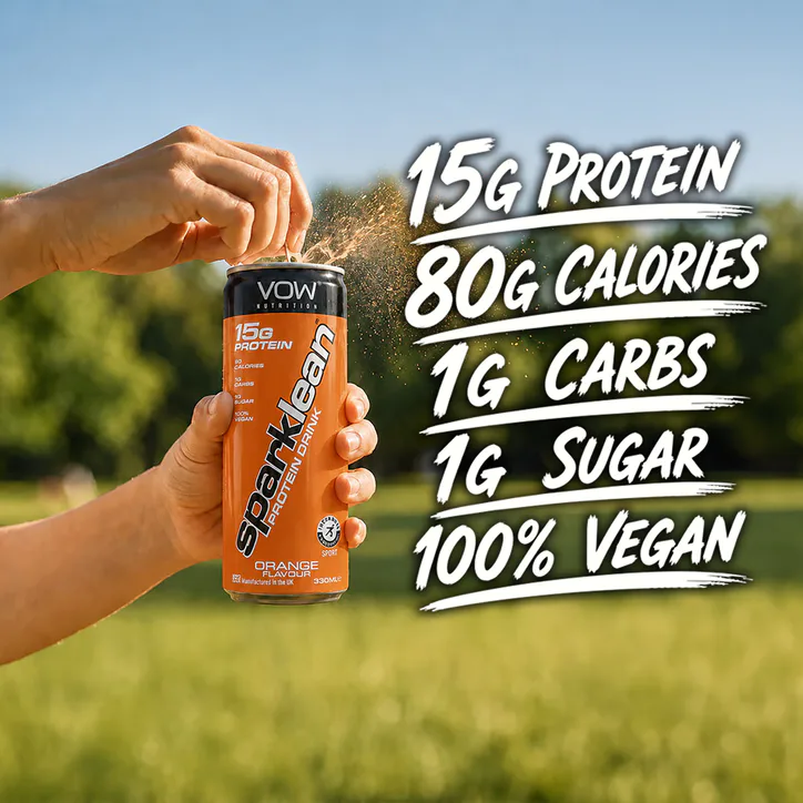 Vow Nutrition Sparklean Protein Drink Orange Flavour 330ml x 4 detail 2