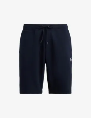 POLO RALPH LAUREN Double Knit Logo-Embroidered Cotton-Blend Shorts