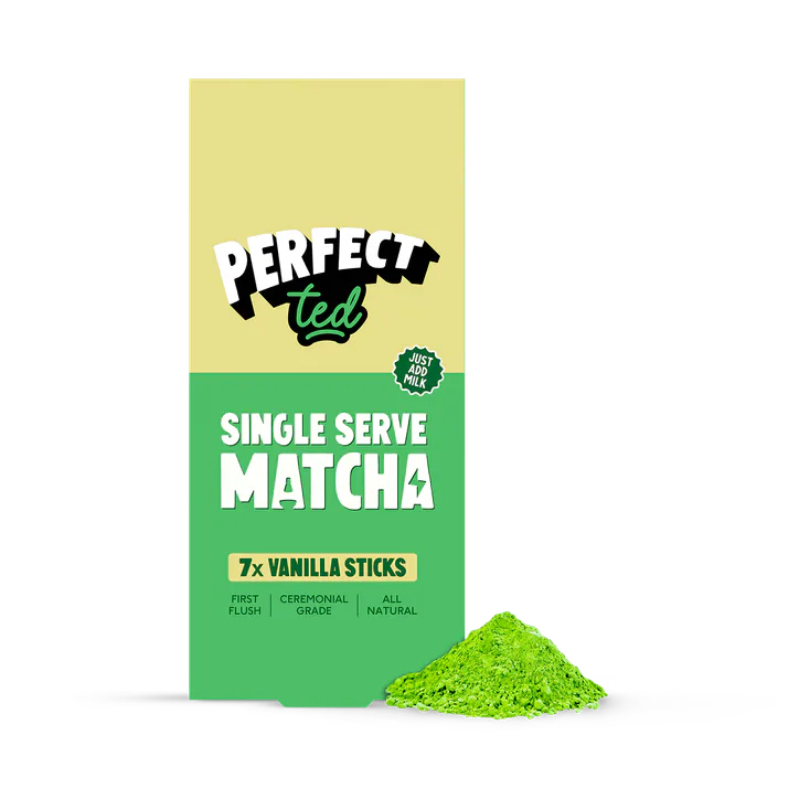 PerfectTed Vanilla Bean Matcha Tea Powder (7-Day Pack) 35g