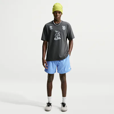 Nike Club Men's Woven Flow Shorts - Football Blue/White