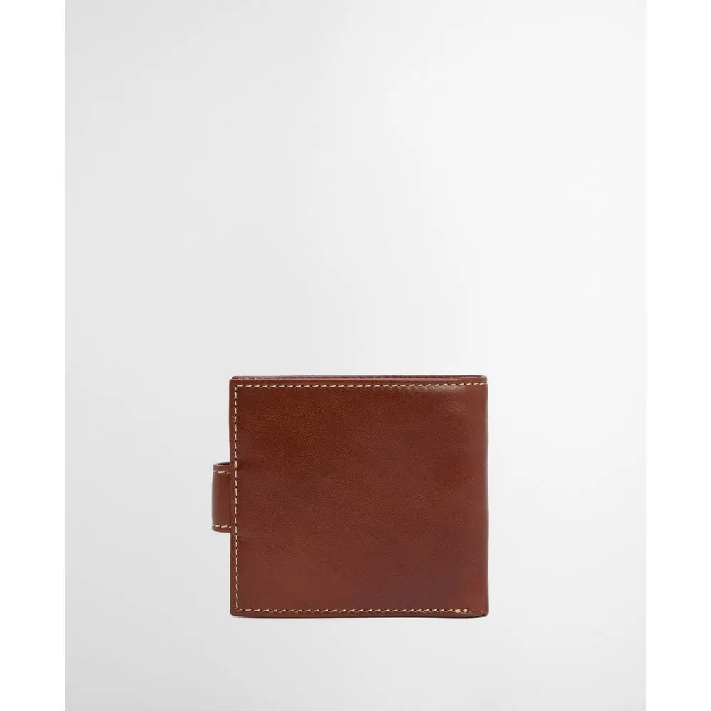Barbour Bolam Leather Billfold Wallet detail 2