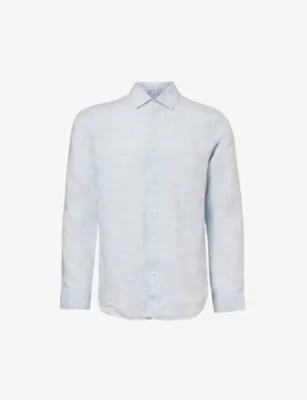 ORLEBAR BROWN Giles long-sleeve regular-fit linen shirt