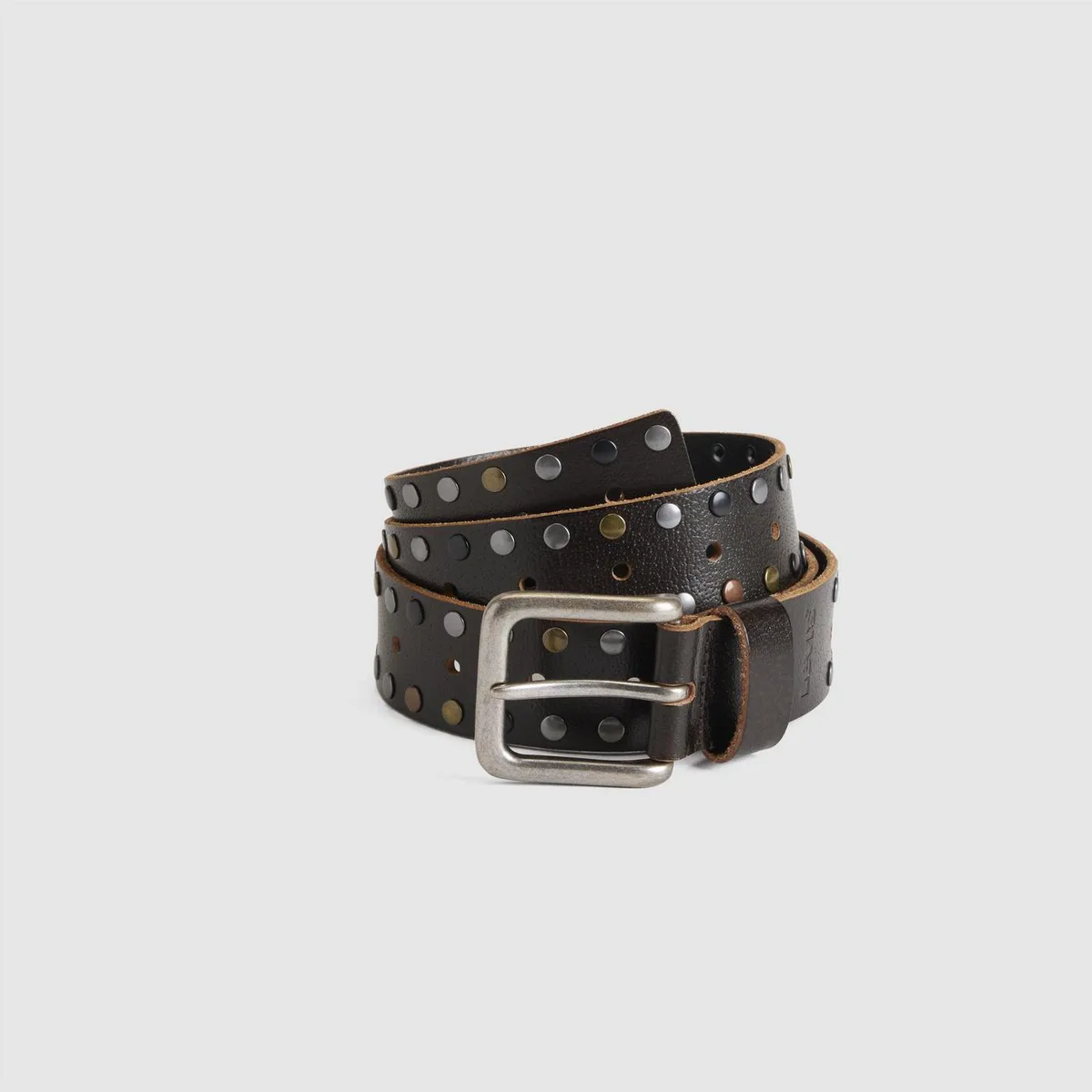 Levis Marco Riveted Infinity Leather Belt
