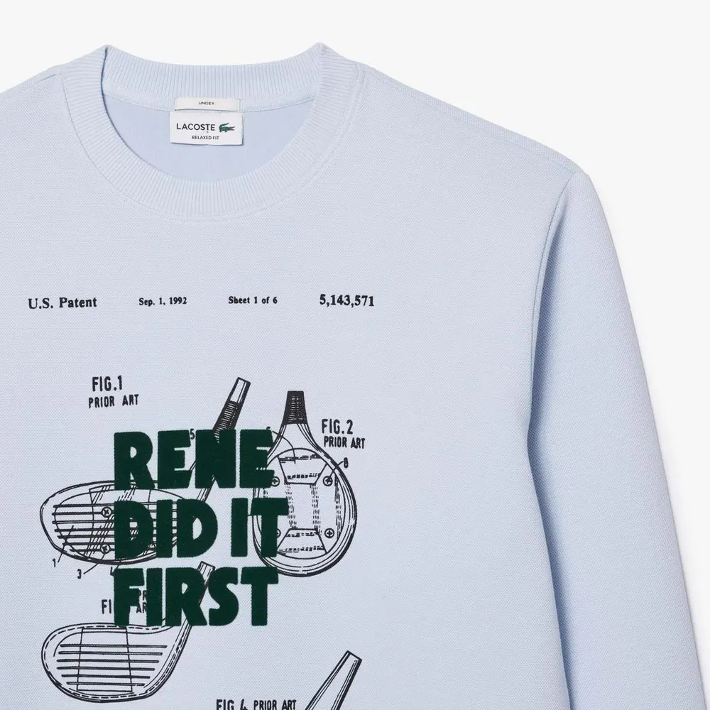 Lacoste Relaxed Fit Piqu¿ Motif Sweatshirt detail 2