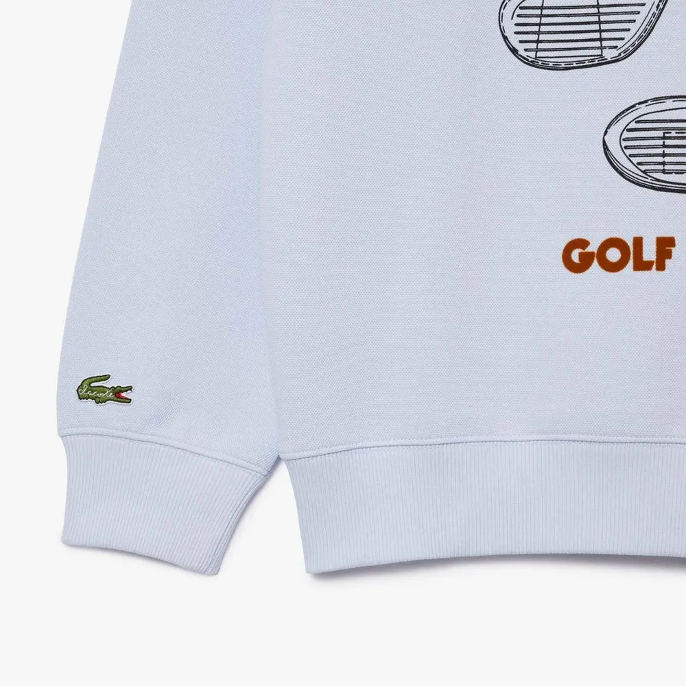 Lacoste Relaxed Fit Piqu¿ Motif Sweatshirt detail 3