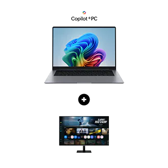 Samsung Student Entertainment Laptop + Monitor Bundle