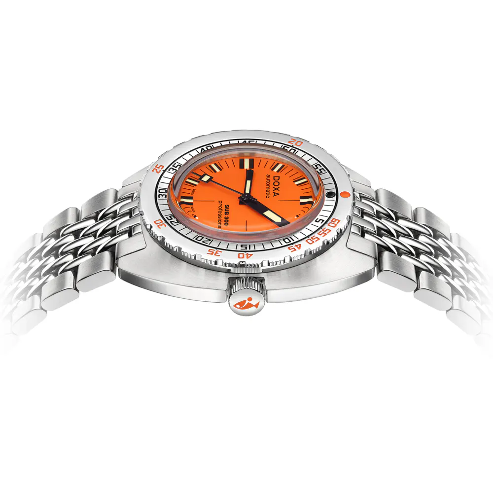 DOXA Sub 300 Professional 42mm Mens Watch in Orange, additional product view 3