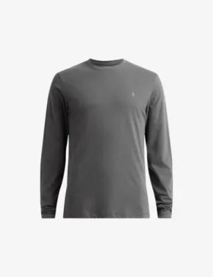 ALLSAINTS Brace Embroidered-Appliqué Cotton T-Shirt - OPTIC WHITE