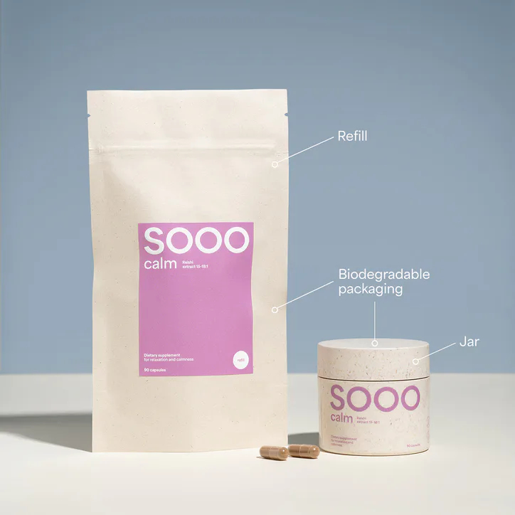 Sooo.me SOOO calm: Reishi extract 15-18:1 90 Capsules, additional product view 3