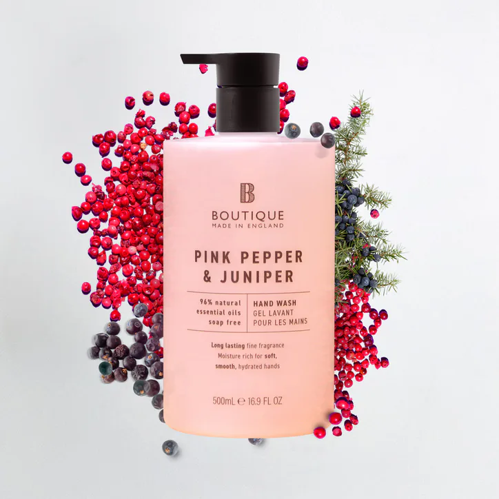 Boutique Hand Wash Pink Pepper & Juniper 500ml, additional product view 2