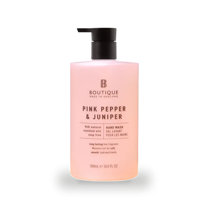 Boutique Hand Wash Pink Pepper & Juniper 500ml – Beauty