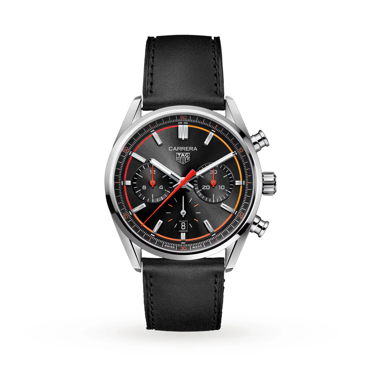 TAG Heuer Carrera Chronograph 42mm Mens Watch Black