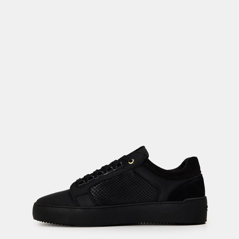 Android Homme Men's Venice Low-Top Trainers in Triple Black, additional product view 2