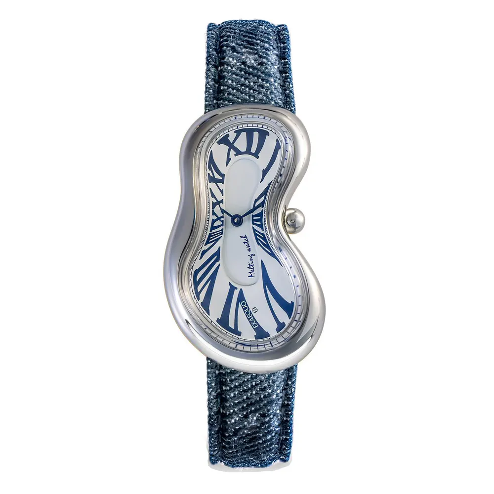 Exaequo Melting Quartz Analogue Watch in Denim – Accessories